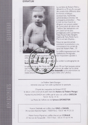 Les programmes de Théatre de l\